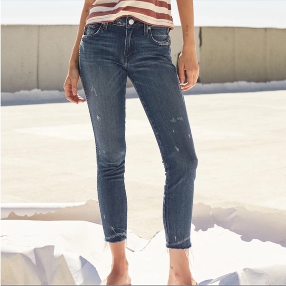 Jeans Donna AMO Ava Crop Cherish | Lavaggio Blu | Nuovi Con Etichetta - Foto 4